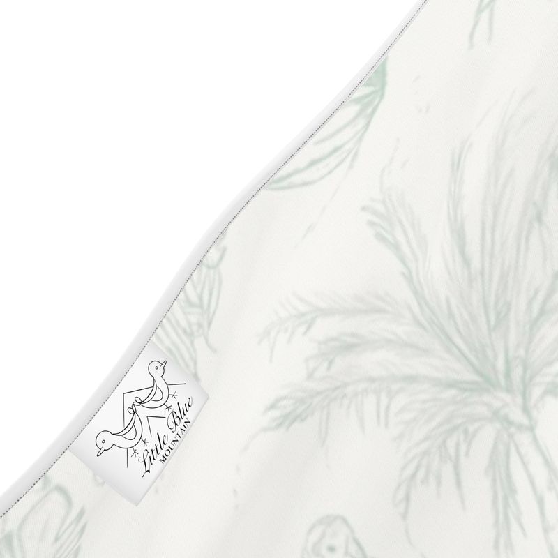 Jungle Toile Halterneck Backless Dress