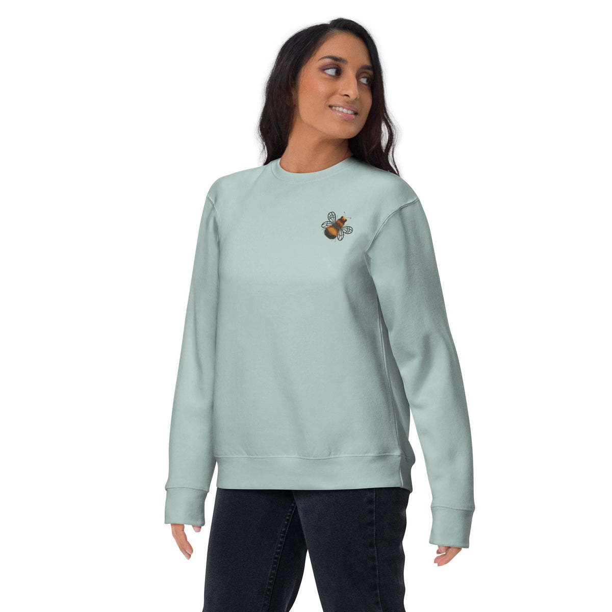 Buzz the Bee Embroidered Unisex Premium Sweatshirt