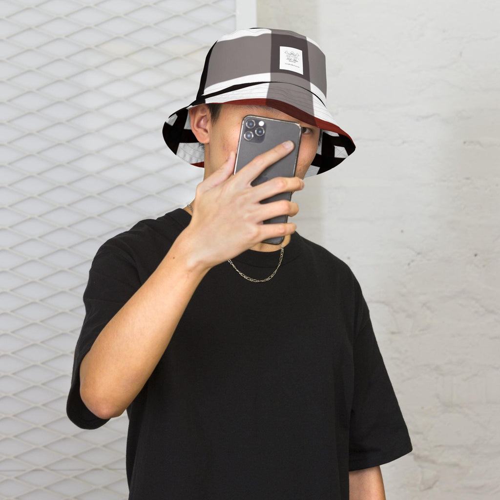Alabama Plaid Reversible bucket hat