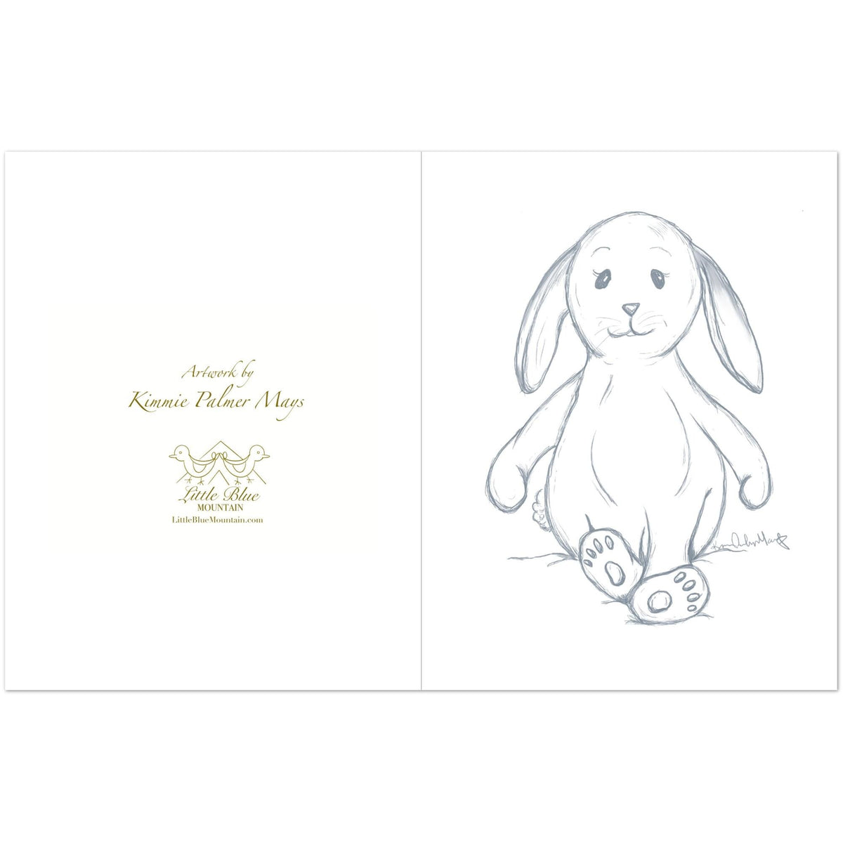 Cotton the Bunny Pack of 10 Greeting Cards