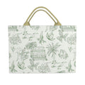 Jungle Toile Canvas Carryall Tote Bag