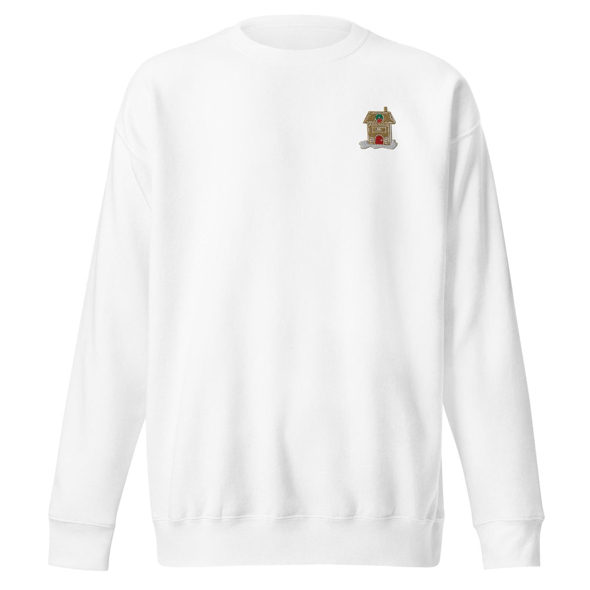 Gingerbread Monogrammed and Embroidered Sweatshirt (Unisex Premium)