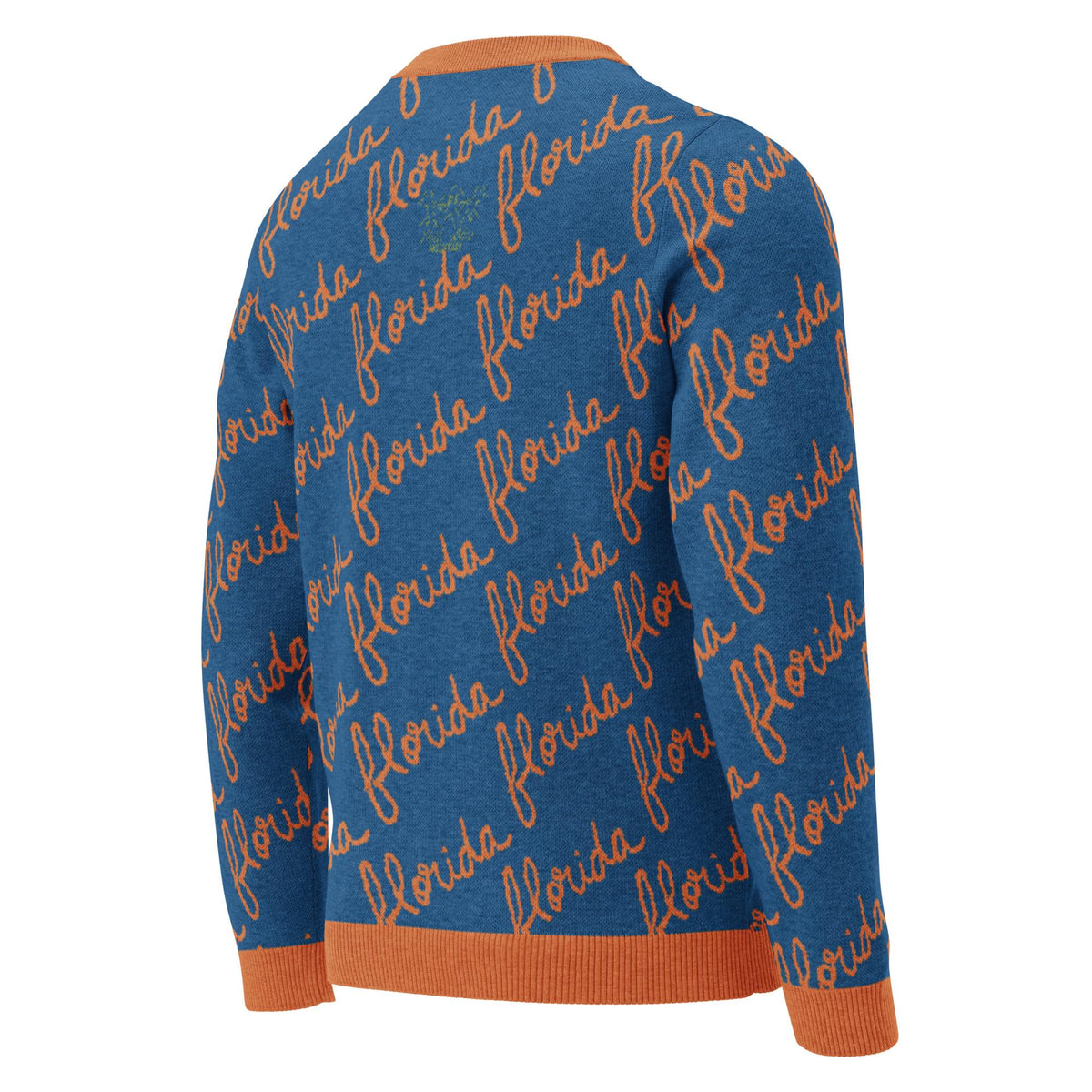 Florida Script Knitted Crew Neck Sweater