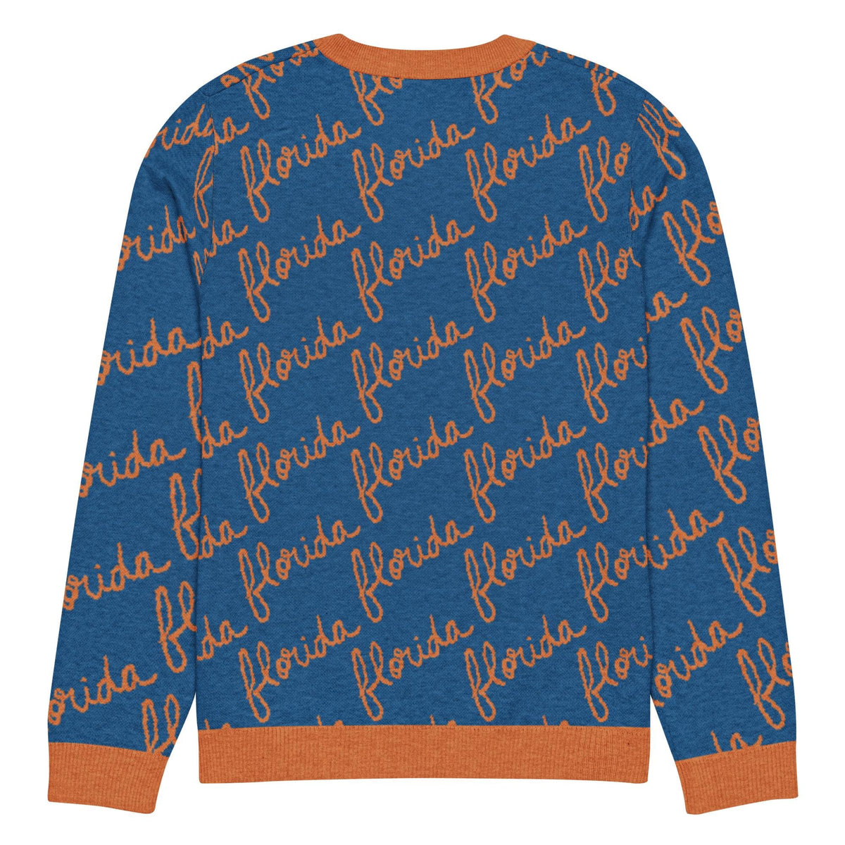 Florida Script Knitted Crew Neck Sweater