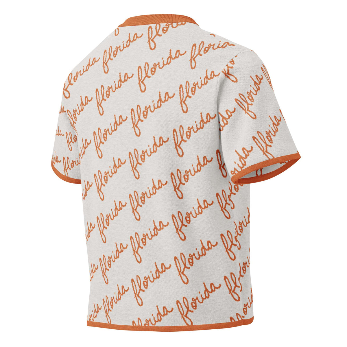 Florida Orange Knitted Tee (Unisex)