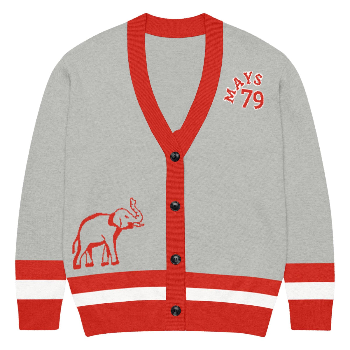Personalized College Knitted Cardigan