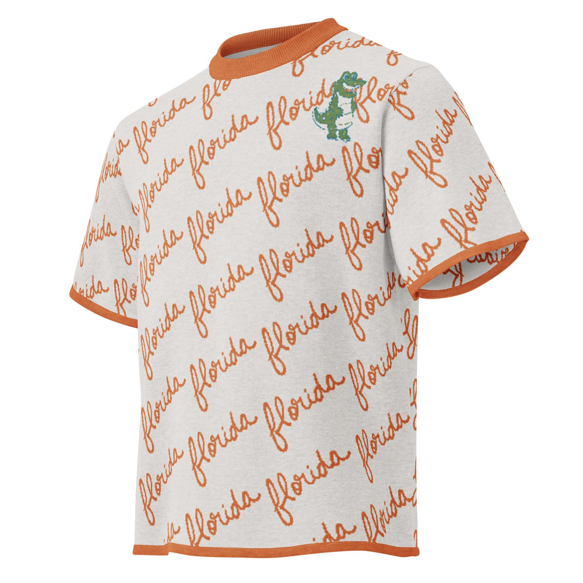 Florida Orange Knitted Tee (Unisex)