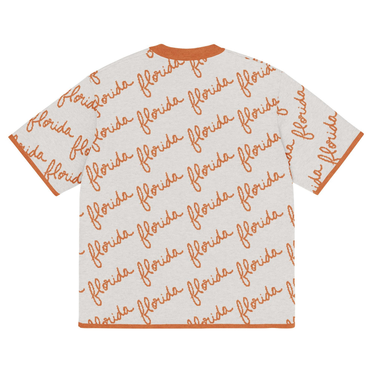 Florida Orange Knitted Tee (Unisex)