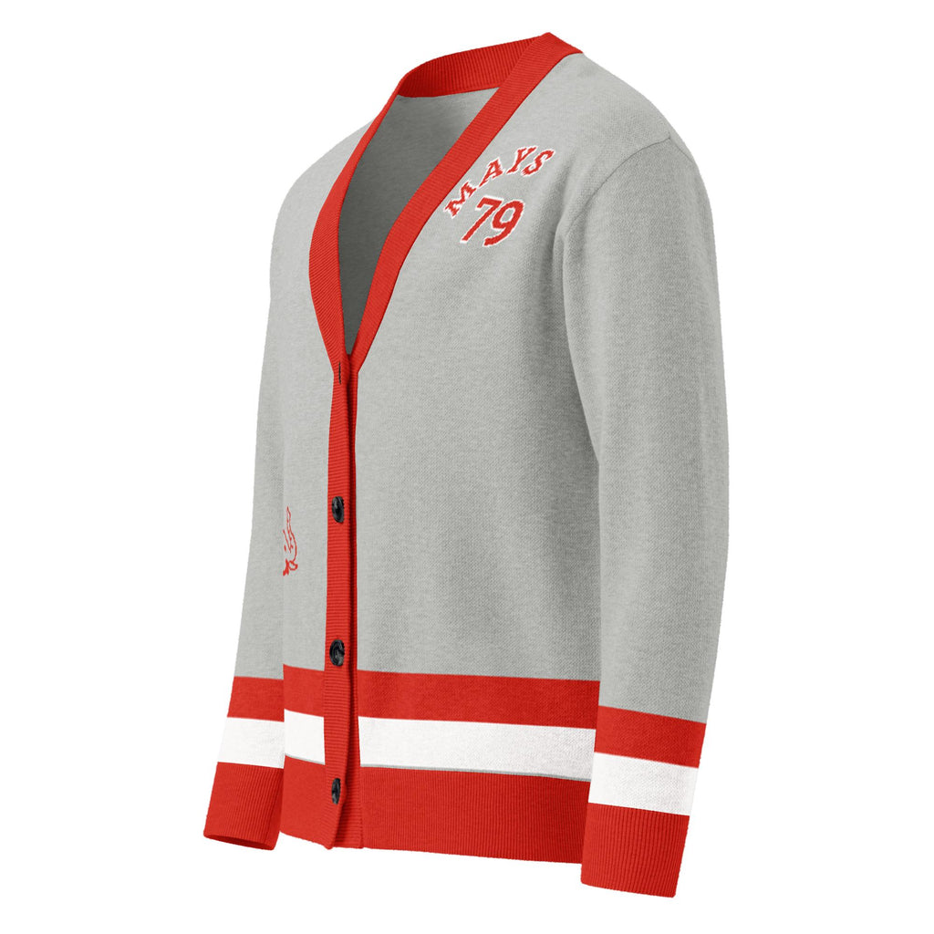 Personalized College Knitted Cardigan